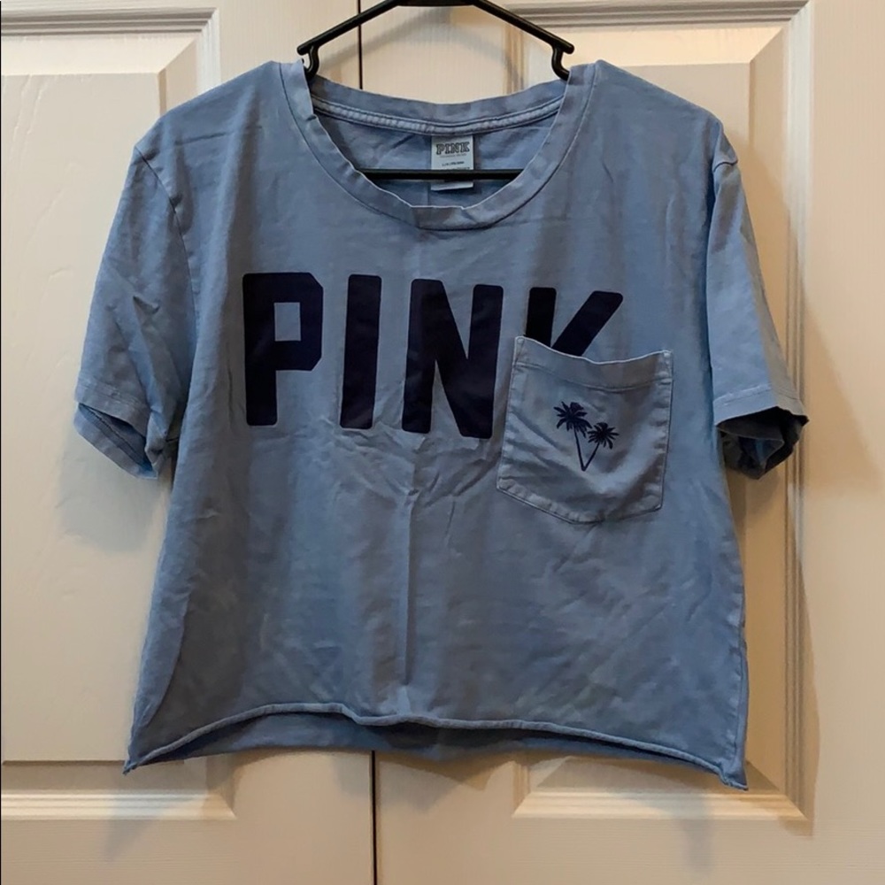 PINK Crop Tee